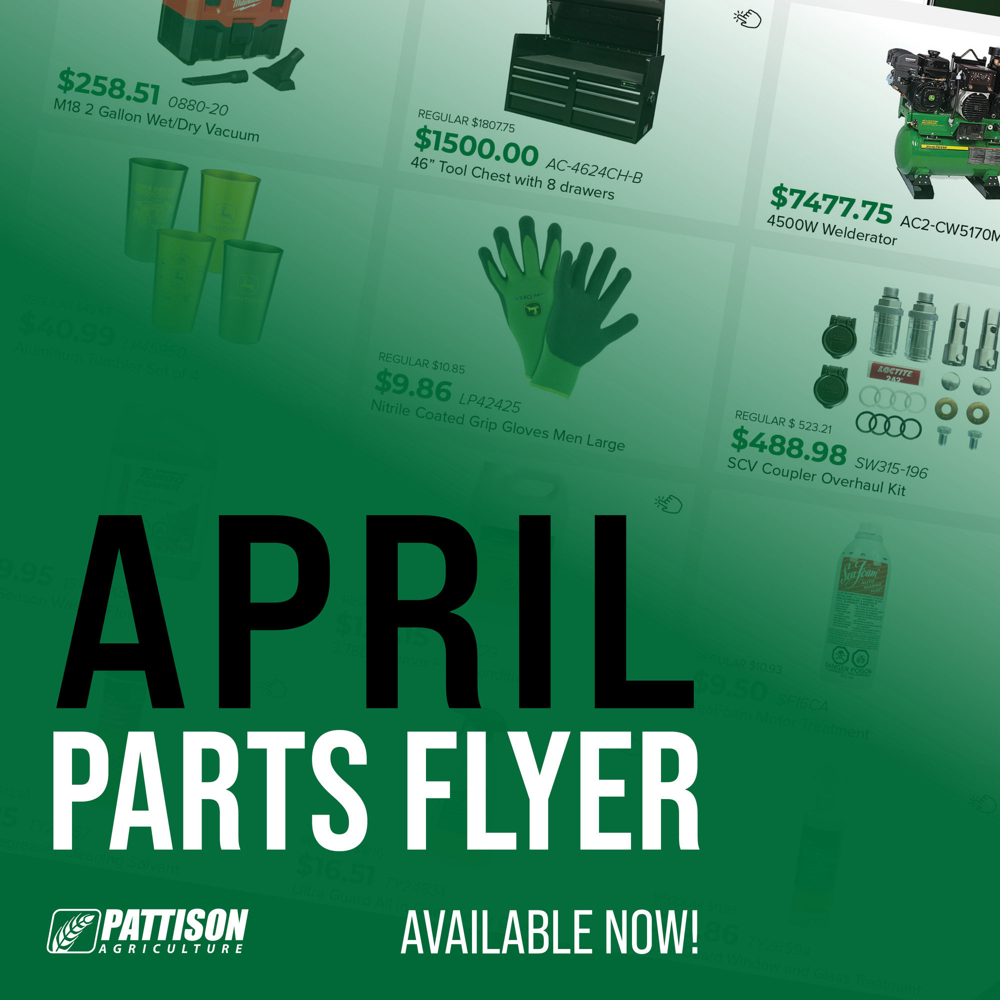 Go to pattisonag.com (2025%20Spring%20Parts%20Flyer subpage)